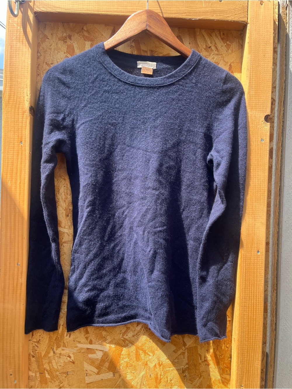 J.Crew Royal Blue 100% Cashmere Sweater Old Money Preppy S